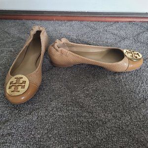 Tory Burch Tan Ballet Flats